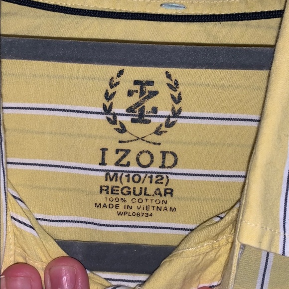 Yellow stripes button up - Picture 3 of 3